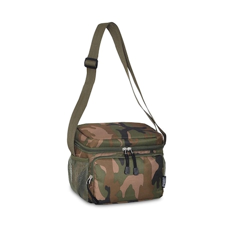 Everest Everest CB6P-CAMO Cooler & Lunch Pattern Bag - Camo CB6P-CAMO